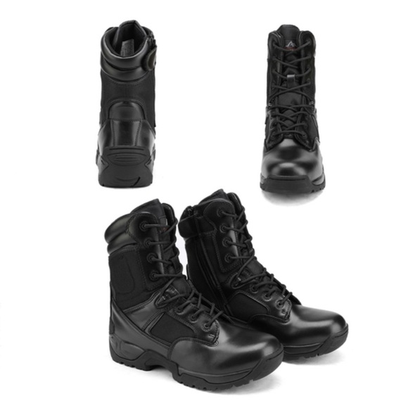 NORTIV 8 Men's Military Tactical Work Boots Hiking Motorcycle Combat Boots - Picture 6 of 6